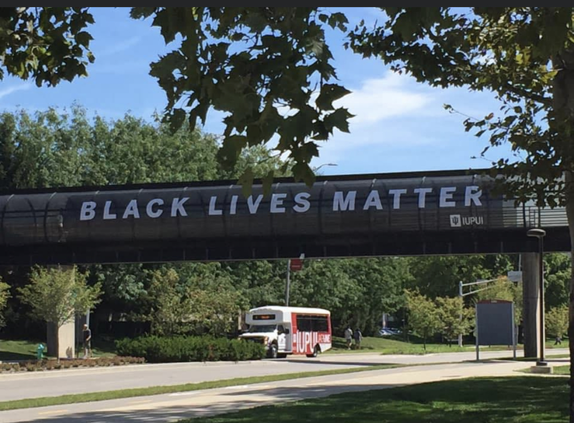 Black Lives Matter skywalk